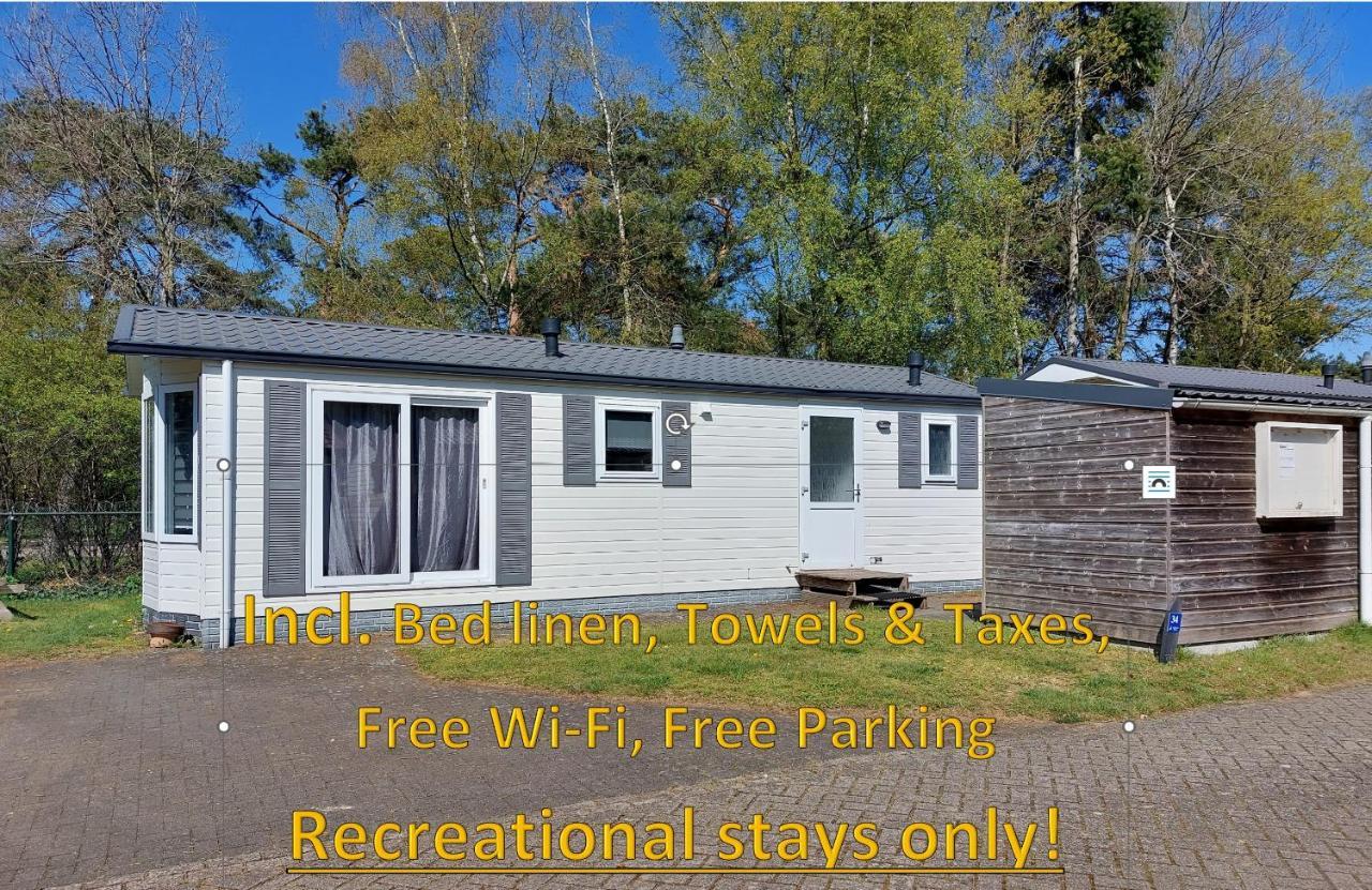 Ruim En Gezellig Chalet Voor 2 Personen Op De Veluwe Recreatiepark De Oude Driest Пюттен Екстер'єр фото